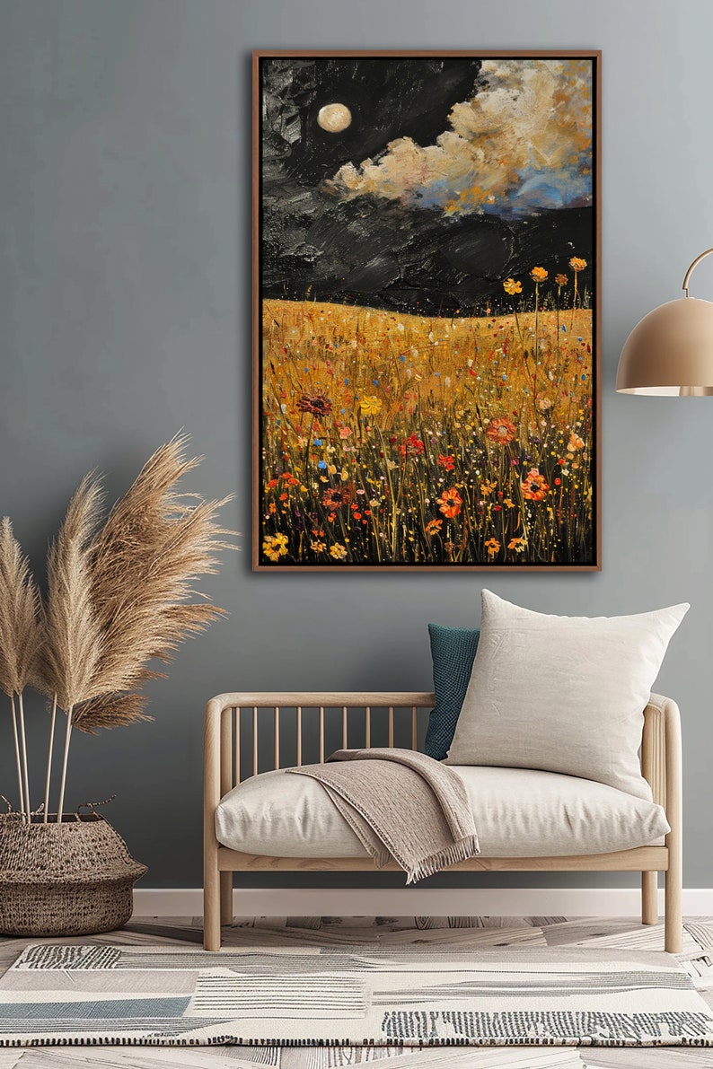 Night sky painting