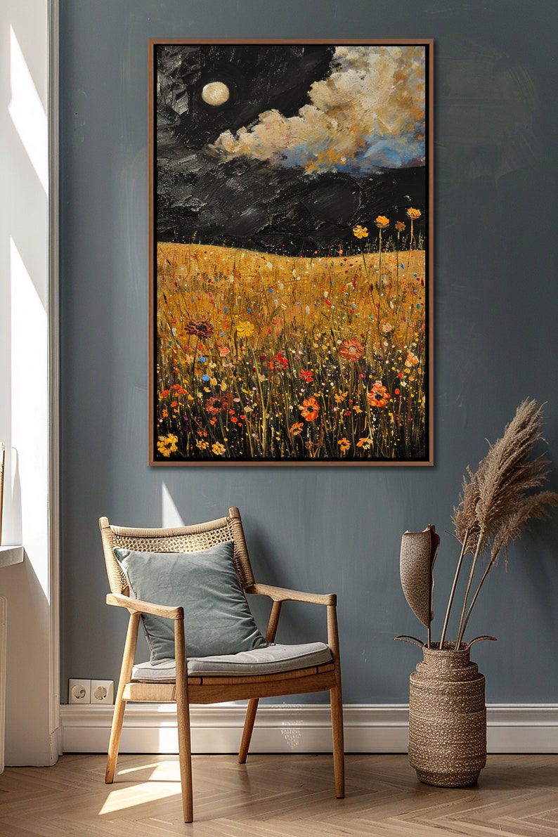 Night sky painting